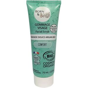 Born to Bio Face Scrub - Argan & Almond - Gentle Exfoliation for Normal Skin Born to Bio Face Scrub - Argan & Almond - Gentle Exfoliation for Normal Skin