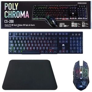 Freaks And Geeks - Modèle Clavier - Rétroéclairé, Semi-mécanique, 2400 DPI - Pack clavier et souris - Publicité Freaks And Geeks - Modèle Clavier - Rétroéclairé, Semi-mécanique, 2400 DPI - Pack clavier et souris - Publicité