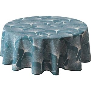 LE LINGE DE JULES - Biloba - Bleu - 160 cm - Tablecloth - Publicité LE LINGE DE JULES - Biloba - Bleu - 160 cm - Tablecloth - Publicité