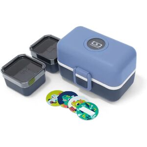 Monbento MB Tresor Bleu Infinity Boîte Repas Enfant - 3 Compartiments - Sans BPA - Publicité Monbento MB Tresor Bleu Infinity Boîte Repas Enfant - 3 Compartiments - Sans BPA - Publicité