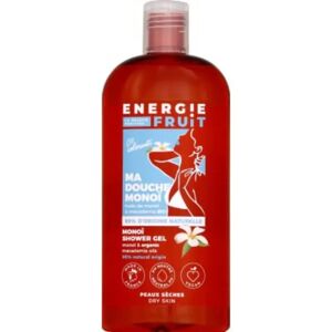 Gel Douche Monoi Macadamia Energie Fruit - Hydratant & Naturel - Publicité Gel Douche Monoi Macadamia Energie Fruit - Hydratant & Naturel - Publicité