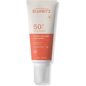 Laboratoires de Biarritz Alga Maris Spray solaire SPF50+ visage et corps bio - Publicité Laboratoires de Biarritz Alga Maris Spray solaire SPF50+ visage et corps bio - Publicité