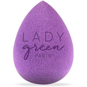 Éponge à maquillage Lady Green - Goutte Douce - Violet - Publicité Éponge à maquillage Lady Green - Goutte Douce - Violet - Publicité