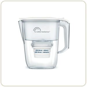 LITTLEBALA Liten vattenkaraff 2,5 L - Filter ingår - Vit LITTLEBALA Liten vattenkaraff 2,5 L - Filter ingår - Vit
