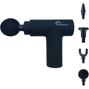 LITTLE BALANCE Sport Relax Pistola de Masaje - 6 Velocidades - 4 Cabezas - Negro LITTLE BALANCE Sport Relax Pistola de Masaje - 6 Velocidades - 4 Cabezas - Negro