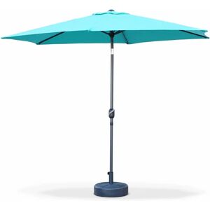 Sombrilla Sweeek Turquesa - Ø300cm, Aluminio, Inclinable - Jardín Sombrilla Sweeek Turquesa - Ø300cm, Aluminio, Inclinable - Jardín