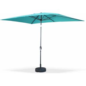 Sweeek Ombrellone rettangolare 2x3m - Turchese - Masto centrale in alluminio Sweeek Ombrellone rettangolare 2x3m - Turchese - Masto centrale in alluminio