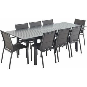 Alice's Garden Chicago 8-Seater Extending Aluminium/Textilene Garden Set Alice's Garden Chicago 8-Seater Extending Aluminium/Textilene Garden Set