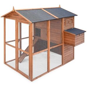 Sweeek Gabbia per galline in legno - 6-8 polli Sweeek Gabbia per galline in legno - 6-8 polli