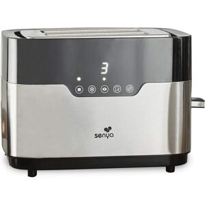 Senya Grille-pain tactile 2 larges fentes inox Smart Toaster - INOX - Publicité Senya Grille-pain tactile 2 larges fentes inox Smart Toaster - INOX - Publicité