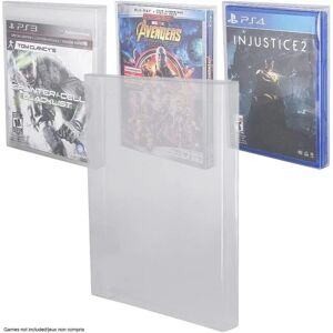 Evoretro - Protectors - Clear - 25-pack - Game Box PET Protectors Evoretro - Protectors - Clear - 25-pack - Game Box PET Protectors