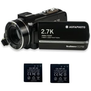 AgfaPhoto CC2700 Handheld camcorder - 24 MP CMOS - 2.7K - Black AgfaPhoto CC2700 Handheld camcorder - 24 MP CMOS - 2.7K - Black
