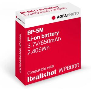 Batterie appareil photo Agfa Photo Modèle BP-5M Blanche - Publicité Batterie appareil photo Agfa Photo Modèle BP-5M Blanche - Publicité