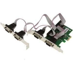 Kalea Informatique Karta Portów Szeregowych - 4 Porty - PCIe, RS232, DB9 - Niski Profil - AX99100 Kalea Informatique Karta Portów Szeregowych - 4 Porty - PCIe, RS232, DB9 - Niski Profil - AX99100