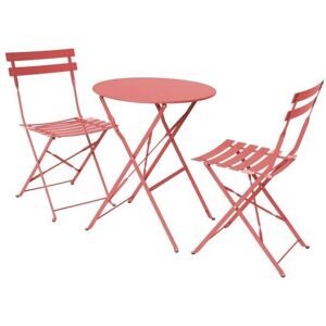 ALICE'S GARDEN Emilia Foldable Steel Bistro Set - Garden Furniture ALICE'S GARDEN Emilia Foldable Steel Bistro Set - Garden Furniture
