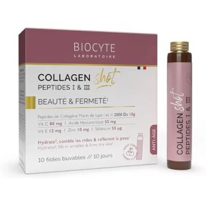 Biocyte Cerise Collagène Peptides Shot I & III - Complément pour la Peau - Publicité Biocyte Cerise Collagène Peptides Shot I & III - Complément pour la Peau - Publicité