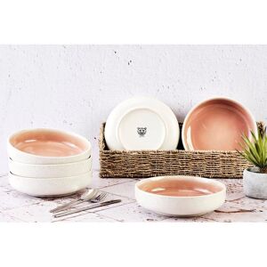 Bjorn Oxygen 6 rosa Steingut-Schalen - Schüsselset Bjorn Oxygen 6 rosa Steingut-Schalen - Schüsselset