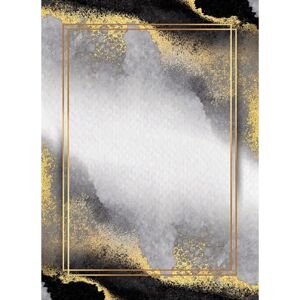 Mani Textile Gouden Binnen Tapijt - Wit - 160x230cm - Tapijt Mani Textile Gouden Binnen Tapijt - Wit - 160x230cm - Tapijt