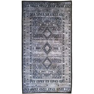 Alfombra de Mani Textile MAGHREB - Gris - Efecto desgastado vintage - 80x150cm - Alfombra de interior Alfombra de Mani Textile MAGHREB - Gris - Efecto desgastado vintage - 80x150cm - Alfombra de interior