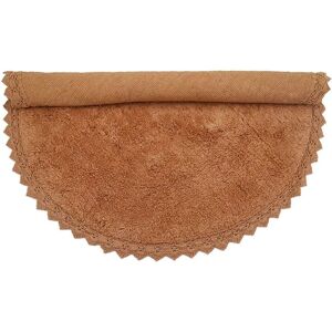 Tapis rond Toffee Perla finition crochet - 110cm - Publicité Tapis rond Toffee Perla finition crochet - 110cm - Publicité