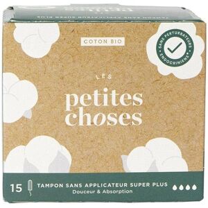 Tampons en coton bio Les Petites Choses - Super Plus - Soins féminins - Publicité Tampons en coton bio Les Petites Choses - Super Plus - Soins féminins - Publicité