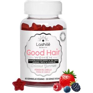 Lashilé Beauty Good Hair Women Compléments Alimentaires - 60 Gummies - Soin des Cheveux Femmes - Publicité Lashilé Beauty Good Hair Women Compléments Alimentaires - 60 Gummies - Soin des Cheveux Femmes - Publicité