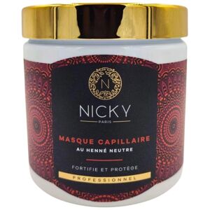 Cosme Chic Nicky Paris - Masque Capillaire au Henné Neutre - 500ml Cosme Chic Nicky Paris - Masque Capillaire au Henné Neutre - 500ml