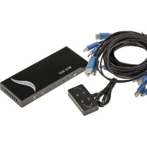 Kalea-Informatique - KVM Switch HDMI-USB 4 Ports - KVM Switch - Publicité Kalea-Informatique - KVM Switch HDMI-USB 4 Ports - KVM Switch - Publicité