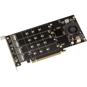 Kalea-Informatique PCIe 3.0 16x SSD Controller - M.2 NVMe M-Key - PLX8747 Kalea-Informatique PCIe 3.0 16x SSD Controller - M.2 NVMe M-Key - PLX8747