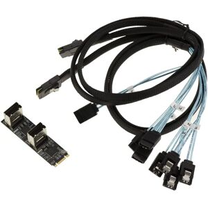 Kalea Informatique M.2 PCIe 3.0 Kaart - Ondersteunt 2280 SATA SSDs Kalea Informatique M.2 PCIe 3.0 Kaart - Ondersteunt 2280 SATA SSDs
