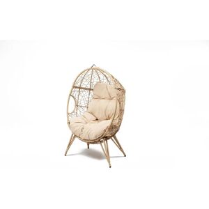 Concept Usine Fauteuil en forme d'œuf en résine effet rotin - Type de produit - Publicité Concept Usine Fauteuil en forme d'œuf en résine effet rotin - Type de produit - Publicité