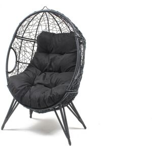 Concept-usine - Fauteuil œuf en résine effet rotin - Sessel - Publicité Concept-usine - Fauteuil œuf en résine effet rotin - Sessel - Publicité