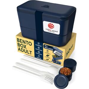 Umami - Nestable Bento Box - 1.5 L - Donkerblauw - Lunch Box Umami - Nestable Bento Box - 1.5 L - Donkerblauw - Lunch Box