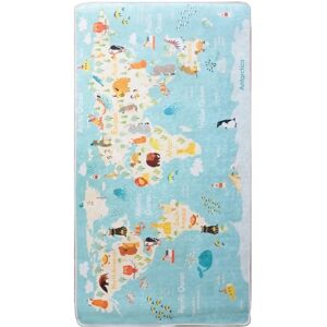 Alfombra infantil Mani Textile - Azul - 100x160cm - 100x180cm - Alfombra infantil Alfombra infantil Mani Textile - Azul - 100x160cm - 100x180cm - Alfombra infantil