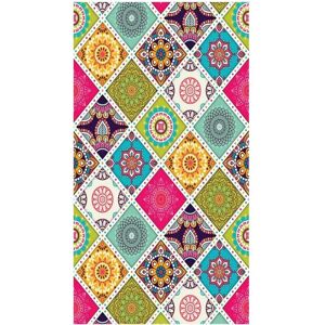 Mani Textile 50 x 120 cm Pink Kitchen Rug - Non-slip, Machine washable Mani Textile 50 x 120 cm Pink Kitchen Rug - Non-slip, Machine washable