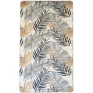 Mani Textile Tappeto Interno - Grigio, Foglia, 120x180cm - Tappeto Mani Textile Tappeto Interno - Grigio, Foglia, 120x180cm - Tappeto