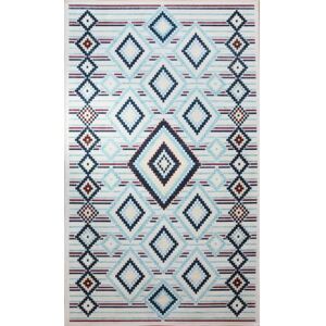 Mani Textile BERBERE Koberec do interiéru - 120x180 cm - Modrý Modré Mani Textile BERBERE Koberec do interiéru - 120x180 cm - Modrý Modré