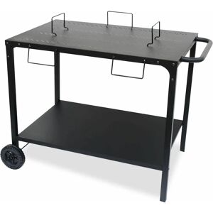 ALICE'S GARDEN Carro modular exterior de acero negro - Soporte para plancha ALICE'S GARDEN Carro modular exterior de acero negro - Soporte para plancha