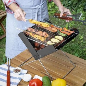 LG-Expro Minigrill - Barbecue à Charbon Portable et Pliable - Publicité LG-Expro Minigrill - Barbecue à Charbon Portable et Pliable - Publicité