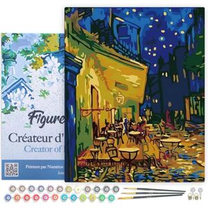 FiguredArt Van Gogh Café Nachtszene Malset - 40x50cm FiguredArt Van Gogh Café Nachtszene Malset - 40x50cm
