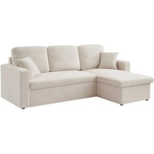 Sweeek Sofá Convertible Blanco de 3 Plazas - Sofá Sweeek Sofá Convertible Blanco de 3 Plazas - Sofá