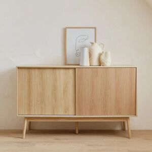 Sweeek Storage Cabinet - Scandinavian, Natural Wood, 2 Doors Sweeek Storage Cabinet - Scandinavian, Natural Wood, 2 Doors