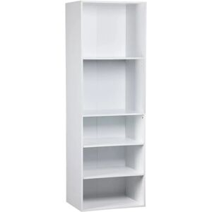 Sweeek Modular Wardrobe - 5 Shelves - White Sweeek Modular Wardrobe - 5 Shelves - White