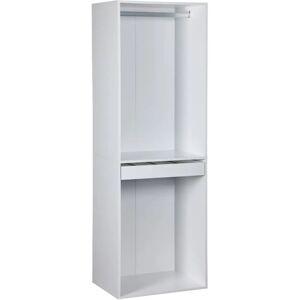 SWEEEK Modular Wardrobe White - Wardrobe with Hanging Rail & Pants Holder SWEEEK Modular Wardrobe White - Wardrobe with Hanging Rail & Pants Holder