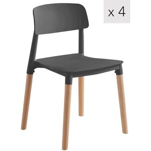 Nordlys Set 4 Scandinavian Chairs - Indoor Use Nordlys Set 4 Scandinavian Chairs - Indoor Use