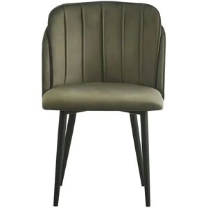 Nordlys Green Metal Velvet Scandinavian Dining Chair - Dining Chair Nordlys Green Metal Velvet Scandinavian Dining Chair - Dining Chair