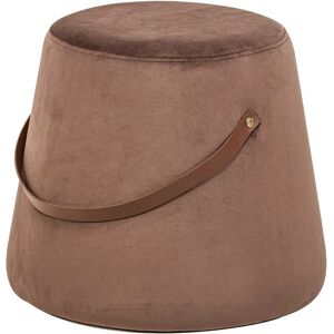 NORDLYS Brown Velvet Ottoman - Ottoman NORDLYS Brown Velvet Ottoman - Ottoman