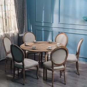 Nordlys D120 Wooden Round Dining Table - 4 Seats Nordlys D120 Wooden Round Dining Table - 4 Seats