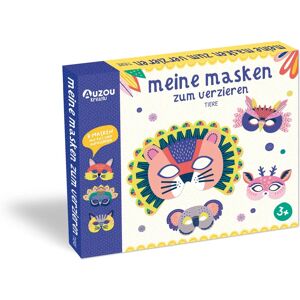 AUZOU Modèle : Masques - Animaux - Ensemble de bricolage pour enfants - Publicité AUZOU Modèle : Masques - Animaux - Ensemble de bricolage pour enfants - Publicité