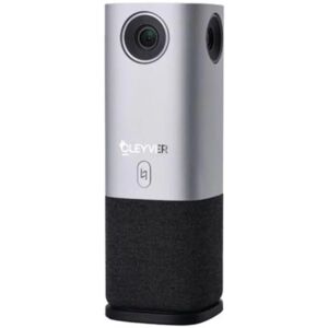 Caméra de visioconférence à 360° Cleyver avec suivi vocal et cadrage automatique - Publicité Caméra de visioconférence à 360° Cleyver avec suivi vocal et cadrage automatique - Publicité